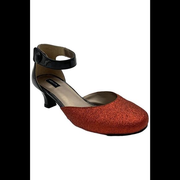 Array Women's Charlie Pump Red/Black - Wide - Picture 1 of 3